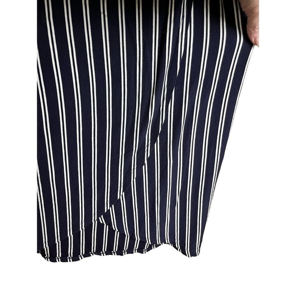 Talbot’s Maxi Skirt, Blue and White Stripe, Knit, Large - Picture 3 of 5